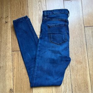 Blank NYC The Great Jones High-Rise Skinny Distressed Fitted Denim Jeans Size 27